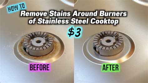 How to Remove Burned-on Stains From Stainless Steel Cooktops Without ...