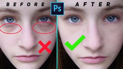 How to Remove Dark Circle Eye bags 2024 Photoshop Tutorial