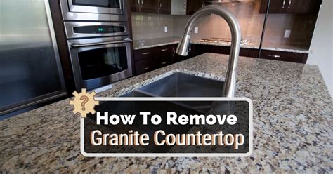 How to Remove Granite Countertops - Mr Kitchen Faucets