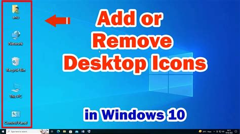 How to Remove Icons From Your Windows Desktop