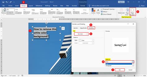 How to Remove Image Fill or Backgrounds in Microsoft Word