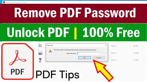 How to Remove Password Protection From a PDF