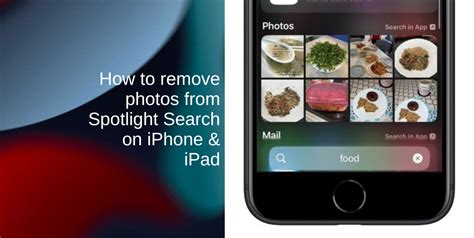 How to Remove Photos From Spotlight Search on iPhone