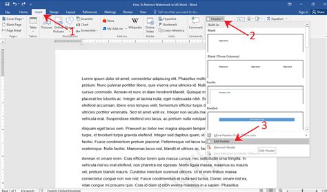 How to Remove Watermark in Word Document OfficeBeginner