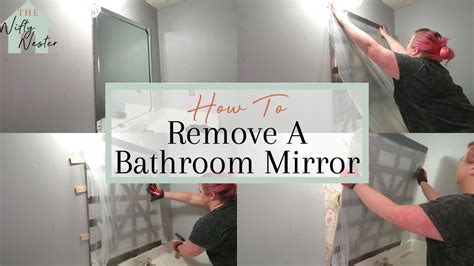 How to Remove a Bathroom Mirror - The …