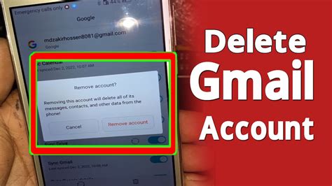 How to Remove a Gmail Account From Your Android Device