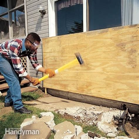 How to Remove and Replace a Small Concrete Entry Pad The Family Handyman