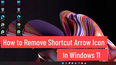 How to Remove or Customize Shortcut Arrow Icon in Windows?