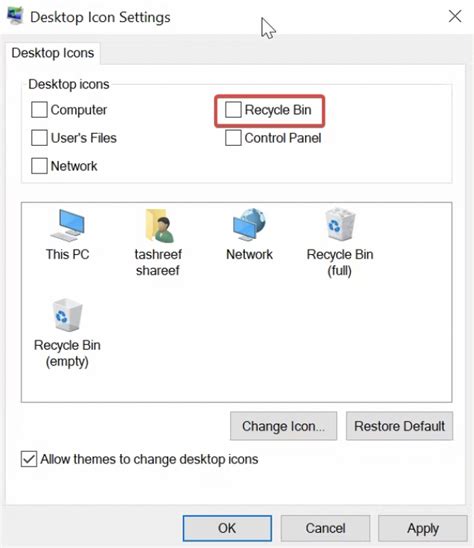 How to Remove the Recycle Bin From a Windows Desktop