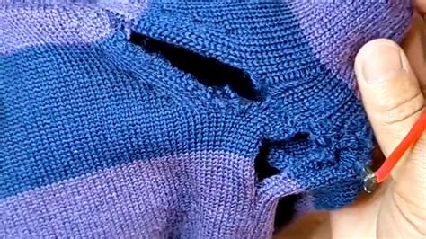 How to Repair Holes in Knit Sweaters YouTube