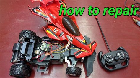 How to Repair RC Car Damage Remote Control Change - At home.