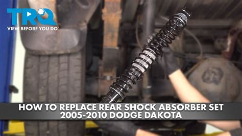 How to Replace Rear Shock Absorber Set 2005-2010 Dodge Dakota