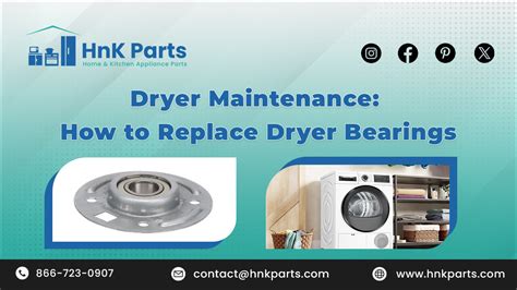 How to Replace a Dryer Drum Bearing in 8 Simple Steps