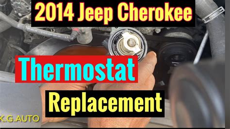 How to Replace the thermostat on the Jeep Cherokee 2014 to 2024