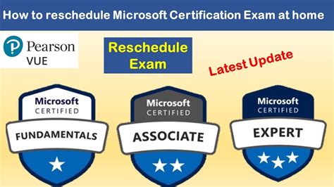 How to Reschedule Microsoft Certification Exam Pearson vue online