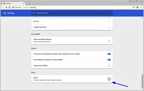 How to Reset Google Chrome to Its Default State