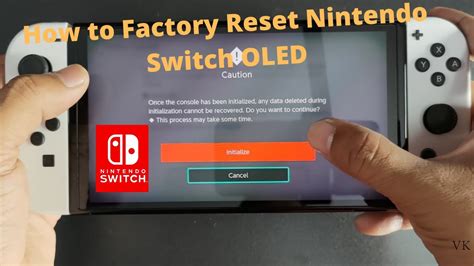 How to Reset Nintendo Switch OLED