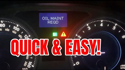 How to Reset Oil Maintenance Required Light in Lexus IS250