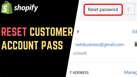 How to Reset Your Customer’s Passwords on Shopify