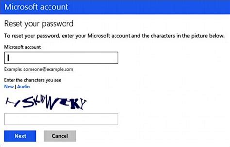 How to Reset Your Microsoft Account Password