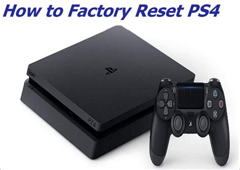 How to Reset Your PS4