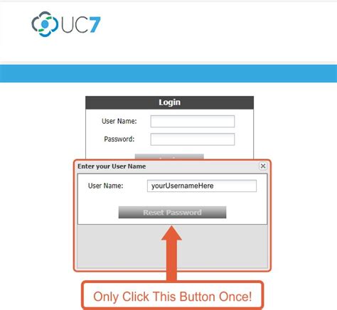 How to Reset Your UC7 Password : Real Specialists ICT Help Desk