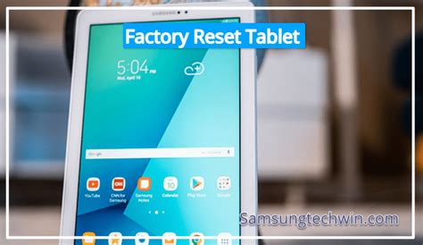 How to Reset a Samsung Tablet