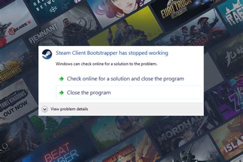 How to Resolve the Steam Client Bootstrapper Not Responding Problem