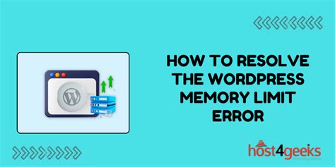 How to Resolve the WordPress Memory Limit Error (2 …