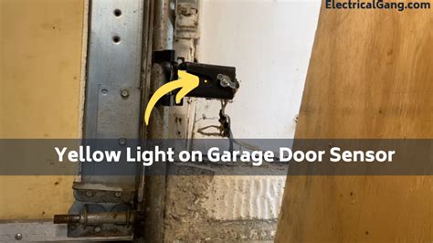 How to Resolve the Yellow Light on Your Garage Door Sensor Automate