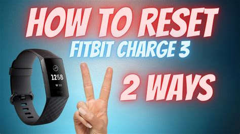How to Restart Fitbit Charge 3