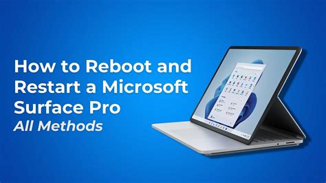 How to Restart a Surface Pro