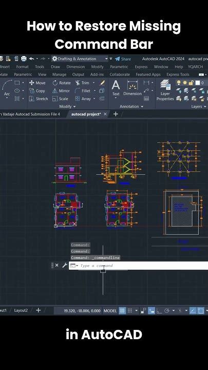 How to Restore Missing Command Bar in AutoCAD Quick Fix.
