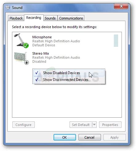 How to Restore Missing Stereo Mix on Windows? - Appuals