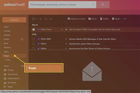 How to Retrieve Deleted Emails in Yahoo Mail? - Cleanfox