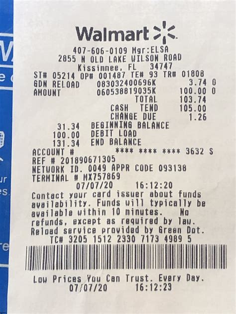 How to Retrieve a Receipt From Walmart