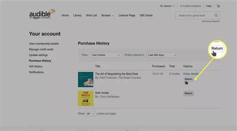 How to Return a Book on Audible
