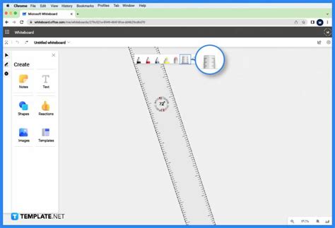 How to Rotate the Ruler Tool in Microsoft Whiteboard Free & Premium