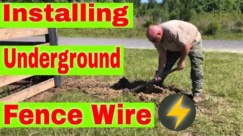 How to Run Electric Wire Under a Gate - YouTube