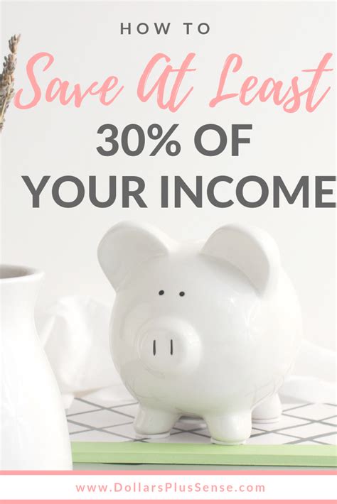 How to Save At Least 30 Percent of Your Income Every Month