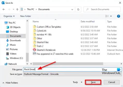 How to Save Emails to a Folder