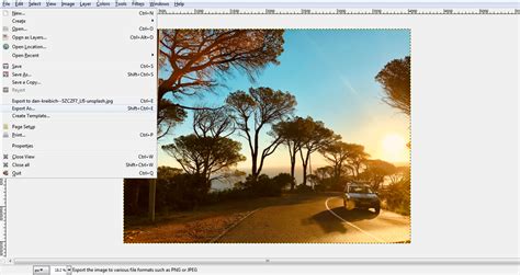 How to Save Images as PNGs in GIMP