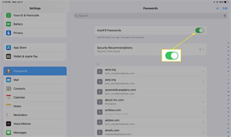 How to Save Passwords on an iPad