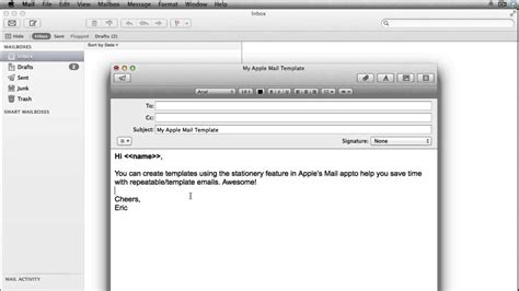 How to Save and Use Messages as Templates in Apple Mail