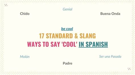 How to Say That's Cool in Spanish: A Guide to Essential Phrases