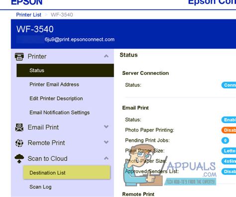 How to Scan To Email On A Epson WF-3540 - Appuals