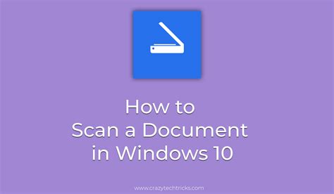How to Scan a Document in Windows