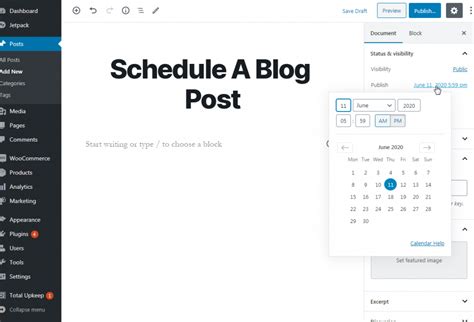 How to Schedule a Blog Post Web Hosting Hub