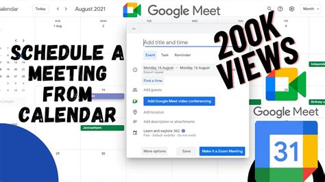 How to Schedule a Google Meet