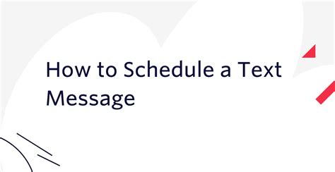 How to Schedule a Text Message Twilio